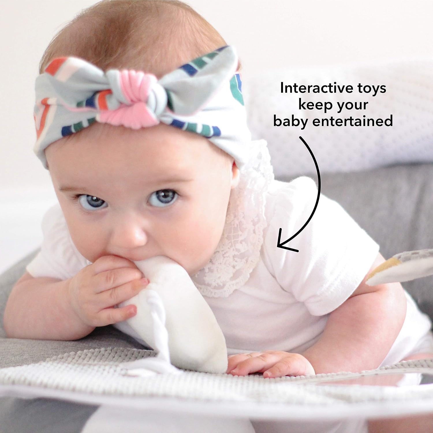 Nûby Sit-Me-Up Babyzitje - Opblaasbare vloerstoel met speeltafel - Pinguïn design