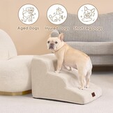 3-Treden Honden- en Kattentrap Beige - Gewrichtsondersteunend - 61% Korting!