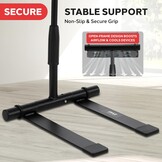 Pyle Verstelbare Laptopstandaard - Opvouwbaar en Ergonomisch - Zwart
