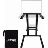 Pyle Verstelbare Laptopstandaard - Opvouwbaar en Ergonomisch - Zwart