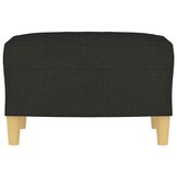 vidaXL Voetenbank 60x50x41 cm stof zwart