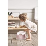 Zindelijkheidstrainingspotje Kind - Pastelroze/Wit - 58% Korting