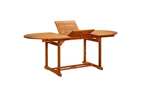 VidaXL Acaciahouten Tuintafel 200x100x75 cm - 35% Korting