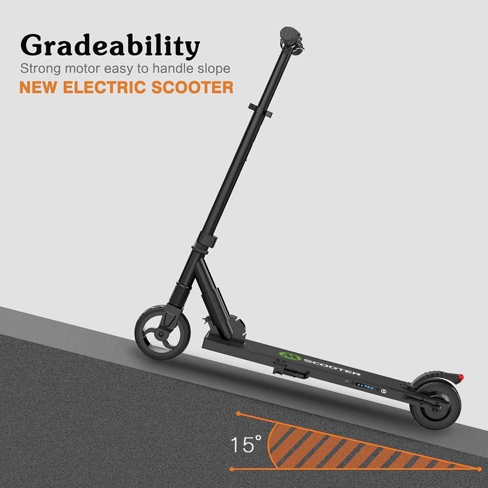 MEGAWHEELS S1 Elektrische Step - Opvouwbaar en In hoogte verstelbaar - Zwart
