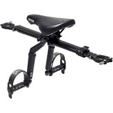 Kids Ride Shotgun Pro Zwart - Kindertransportzitje met Stuur voor Mountainbike en E-Bike