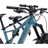 Kids Ride Shotgun Pro Zwart - Kindertransportzitje met Stuur voor Mountainbike en E-Bike