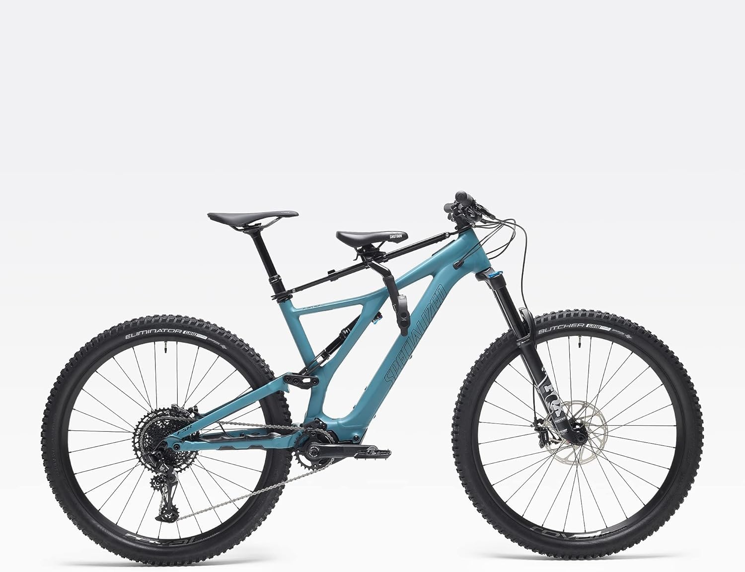 Kids Ride Shotgun Pro Zwart - Kindertransportzitje met Stuur voor Mountainbike en E-Bike