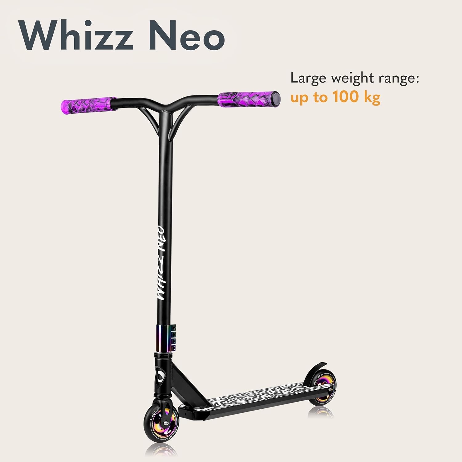 Lionelo Whizz Neo Stuntstep - 110 mm wielen - Stuntstep voor beginners en gevorderden