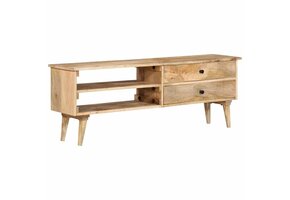 Geretourneerd TV-meubel 140 cm Mangohout - 35% Korting