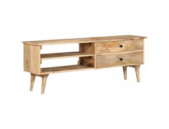 vidaXL Tv-meubel 140x30x50 cm massief mangohout