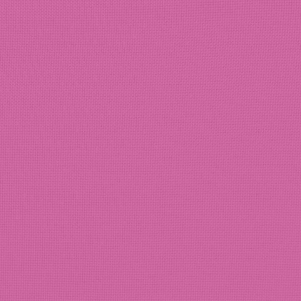 vidaXL Stoelkussens 4 st hoge rug oxford stof roze