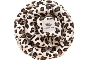 Zachte Babydraagdoek (3,5-15 kg) - Biologisch Katoen, Leo Print - 29% Korting