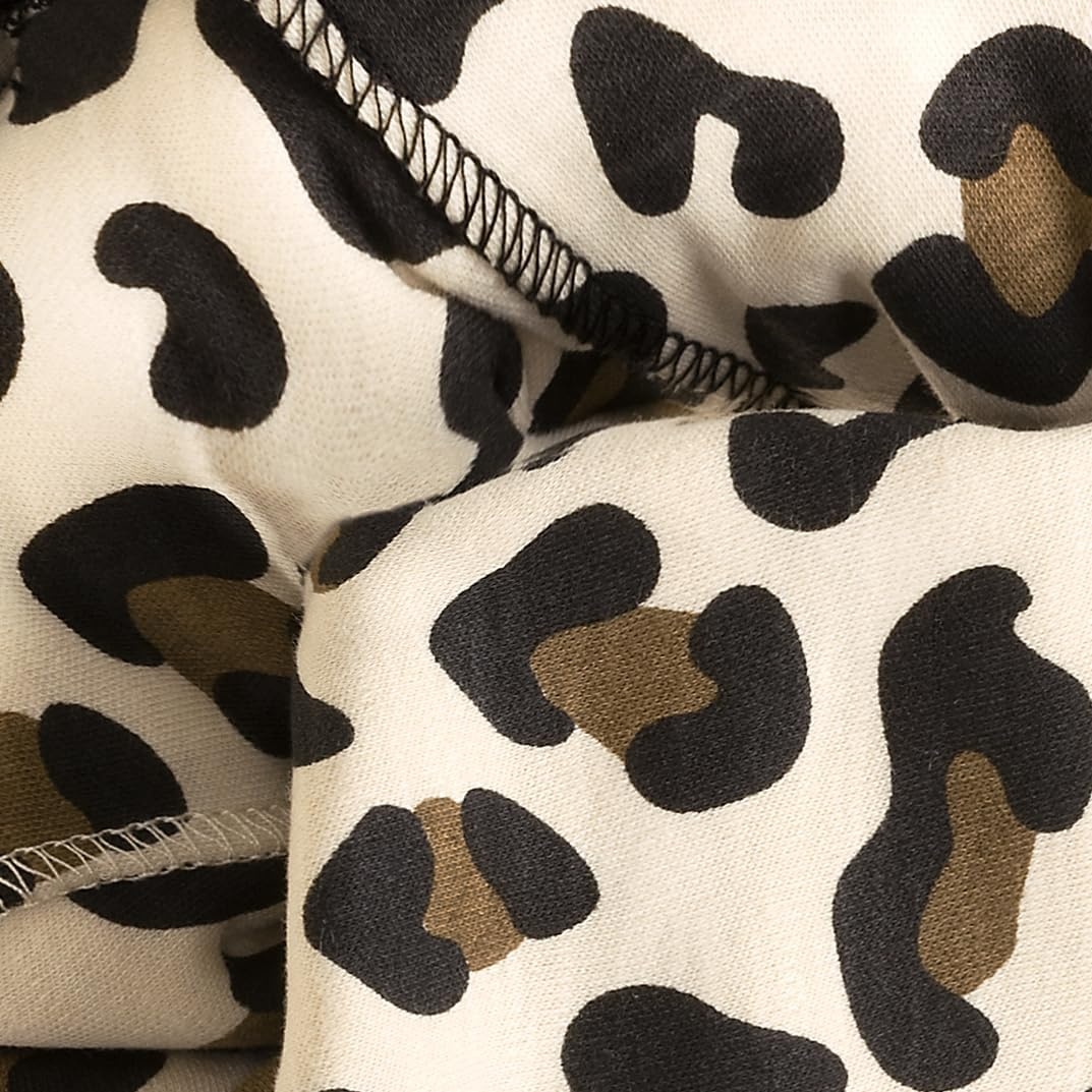 manduca Sling Babydraagdoek, elastische babydrager voor pasgeborenen vanaf de geboorte tot 15 kg, biologisch katoen, GOTS-gecertificeerd, AnimalPrint Leo