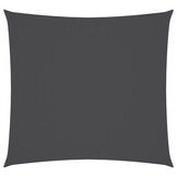 vidaXL Zonnescherm vierkant 4x4 m oxford stof antracietkleurig