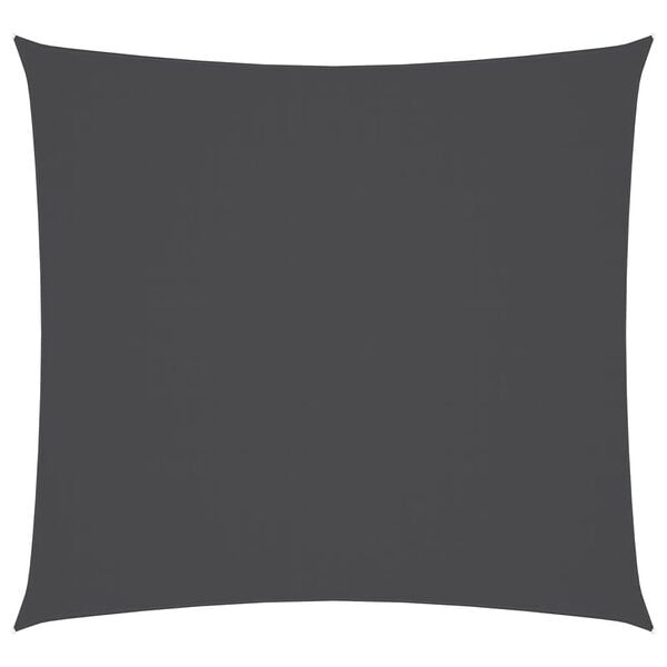 vidaXL Zonnescherm vierkant 4x4 m oxford stof antracietkleurig