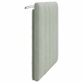 Hoofdbordkussen Velvet Lichtgrijs 90cm - 55% Korting!