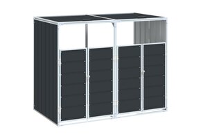 Containerberging Staal Antraciet 144x81x113cm - 35% Korting!