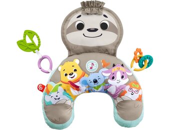 Fisher-Price Spielkissen, Baby Spielzeug mit abnehmbaren Beißringen, Babyausstattung ab der Geburt