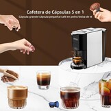KOTLIE 5-in-1 Capsule Koffiemachine - Geschikt voor Nespresso, Dolce Gusto en Gemalen Koffie