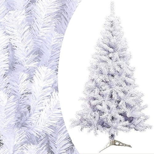 Witte Kerstboom 220cm - Anti-allergisch met Wit Naald - 61% Korting