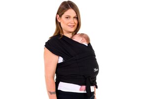 Ergonomische Babydraagdoek Zwart - 34% Korting