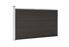 Schuttingpaneel 175x105 cm HKC Zwart - 35% Korting