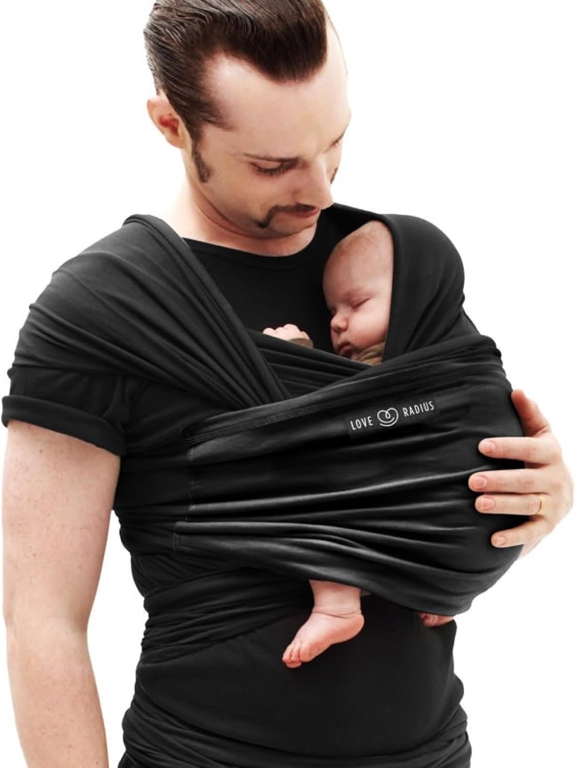 Draagdoek L'Originale Zwart 5m - Ergonomisch & Ademend (60% korting)