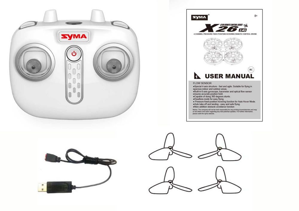 RC Drone X26 Zwart Groen - 30m Bereik - 60% Korting