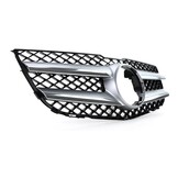 Autogrille - Mercedes GLK X204 12-15 - Sport Optiek - Zwart Zilver Chroom