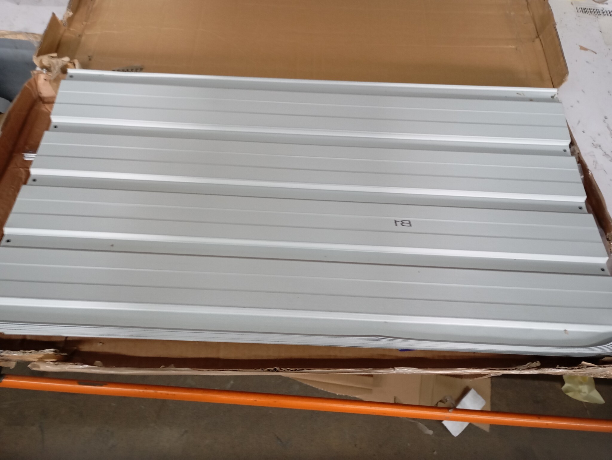 vidaXL Plantenbak verhoogd 240x80x77 cm gegalvaniseerd staal antraciet
