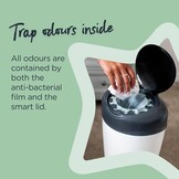 Tommee Tippee Simplee Sangenic navullingen voor luierbakken, duurzaam geproduceerde antibacteriële GREENFILM, verpakking van 6 - Maat Pack of 6