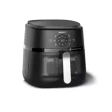 Philips NA231/00 Airfryer 1700W met 6,2 liter inhoud Zwart en Zilver