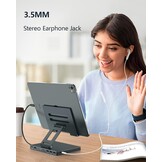 USB-C Hub Dock 8-in-1 voor iPad/Tablets | 4K 60Hz HDMI, 3x USB 3.0, SD/TF | 59% Korting