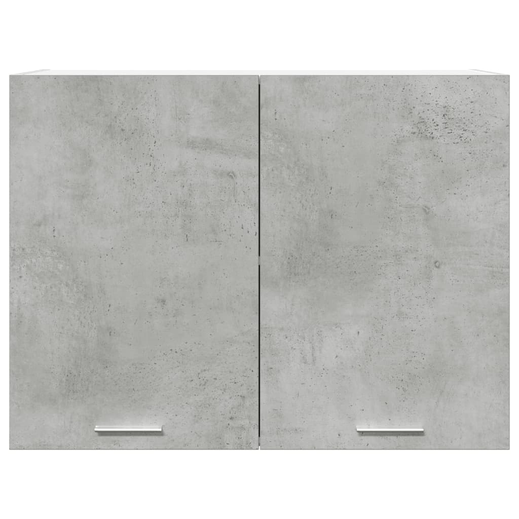 vidaXL Hangkast 80x31x60 cm bewerkt hout betongrijs