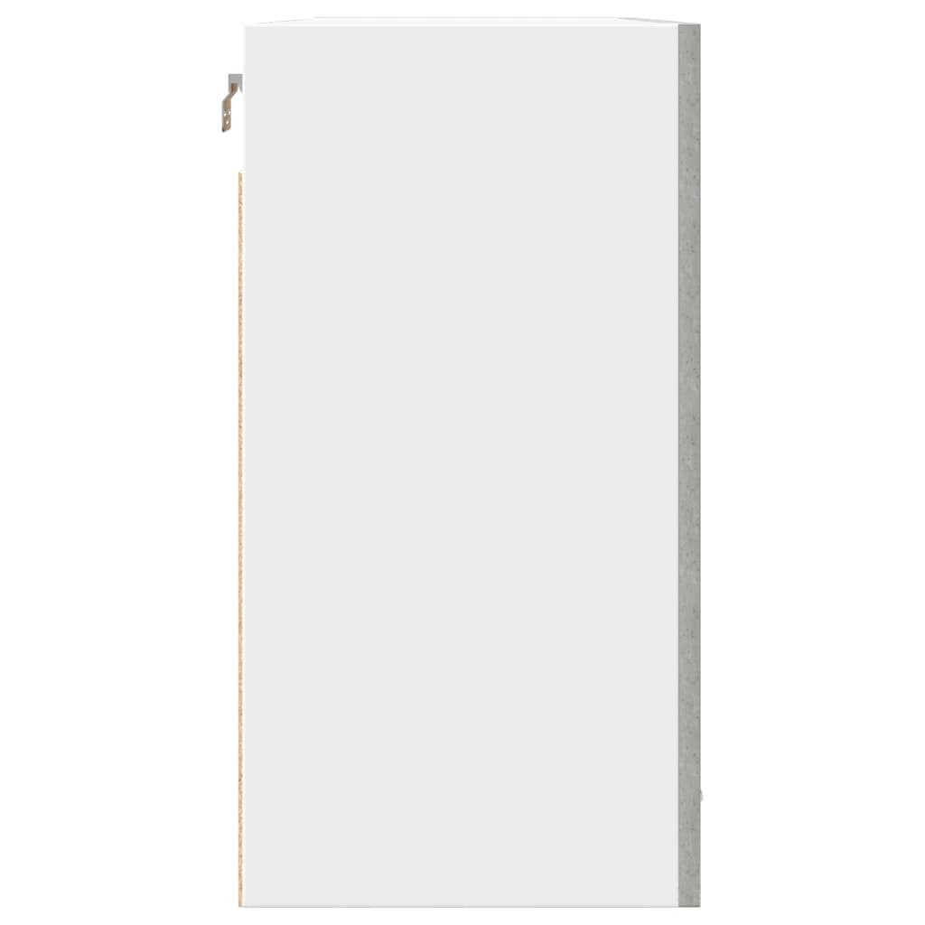 vidaXL Hangkast 80x31x60 cm bewerkt hout betongrijs
