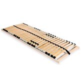 vidaXL Lattenbodem met 28 latten 7 zones 70x200 cm
