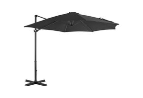 Zweefparasol Antraciet Aluminium 300 cm - 35% Korting!