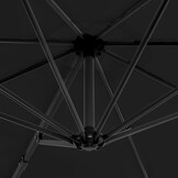 vidaXL Zweefparasol met aluminium paal 300 cm antracietkleurig
