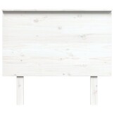Hoofdbord Massief Grenenhout Wit - 52% Korting!