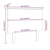Hoofdbord Massief Grenenhout Wit - 52% Korting!