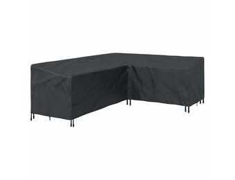 vidaXL Hoes voor tuinmeubelen Zwart 250 x 180 x 80 cm 420D Oxford Stof