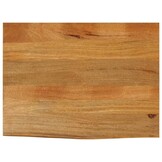vidaXL Tafelblad met natuurlijke rand 70x60x2,5 cm massief mangohout