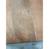 vidaXL Tafelblad met natuurlijke rand 70x60x2,5 cm massief mangohout