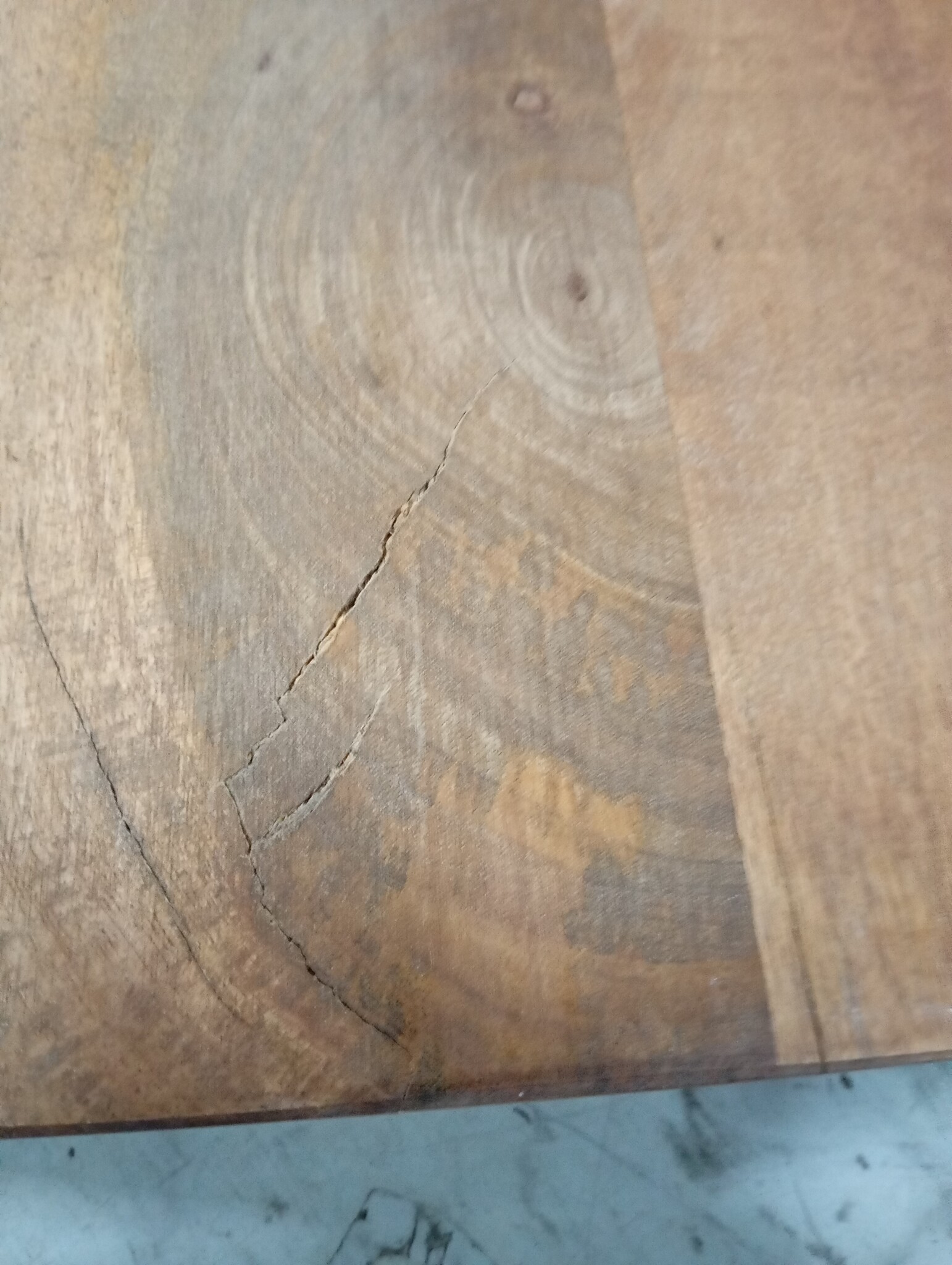 vidaXL Tafelblad met natuurlijke rand 70x60x2,5 cm massief mangohout