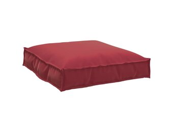 vidaXL Palletkussen voor zitting Wijnrood 70 x 70 x 12 cm Oxford stof