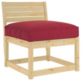 Palletkussen Wijnrood 70x70x12 cm met 59% Korting