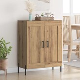 vidaXL Dressoir Artisan Eiken 69,5 x 34 x 90 cm