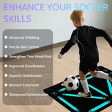 Voetbal Trainingsmat 90x60cm - Verbeter Balcontrole met Korting!