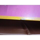 vidaXL Tv-meubel 110x30x40 cm massief mangohout roze
