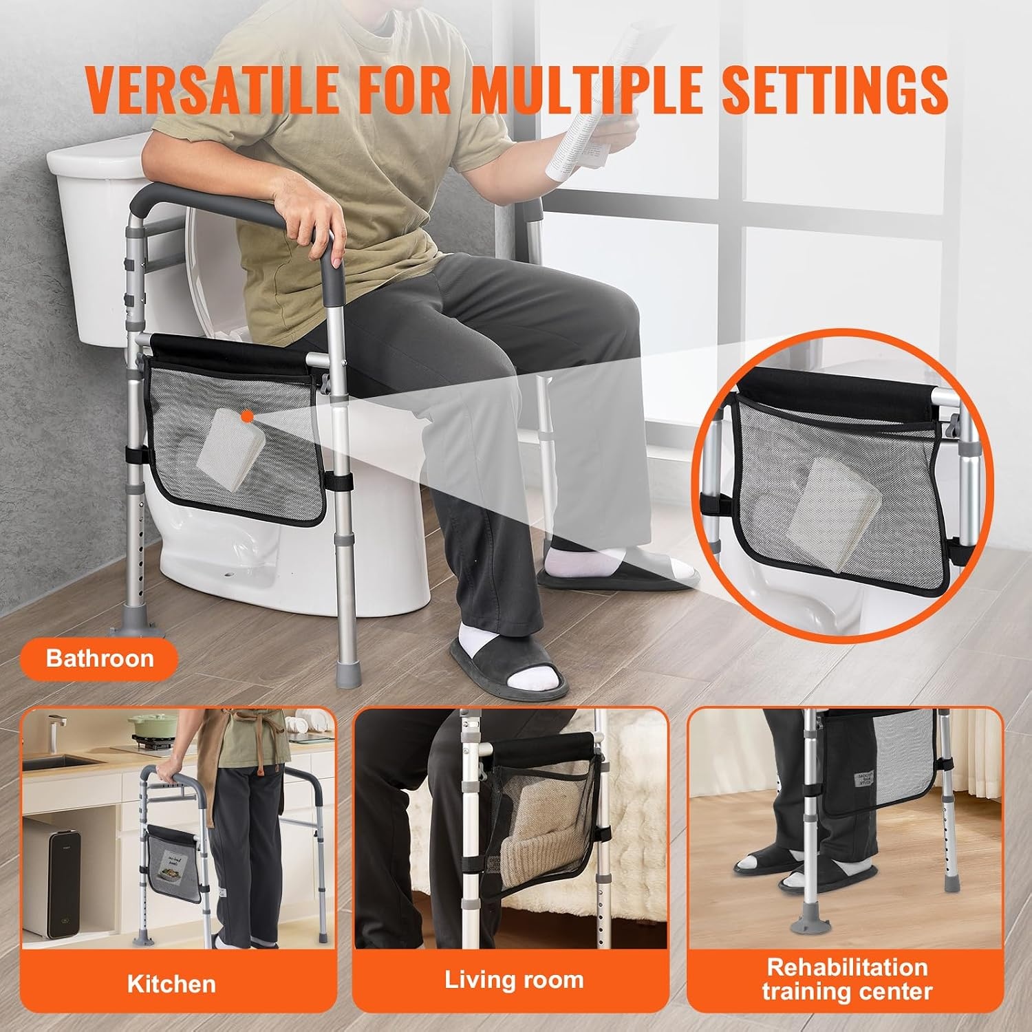Toiletveiligheidsframe Opvouwbaar | 29% Korting | Max 136 kg
